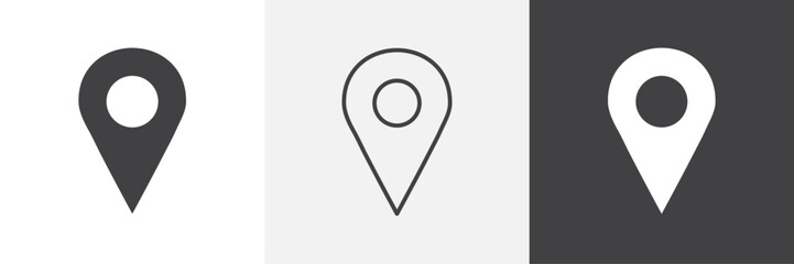Aufkleber - Pin icon. for web ui designs