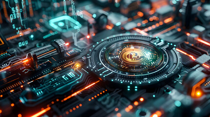 Poster - Visualizing the futuristic technology utilized in mining cryptocurrencies