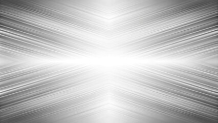 Abstract white and silver gray background with gradient leading lines