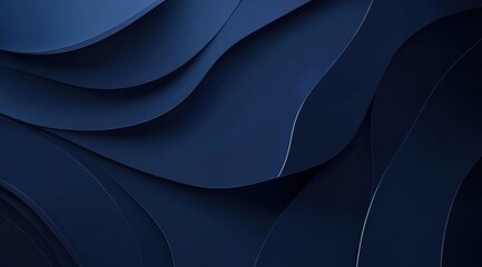 dynamic 3 d forms futuristic background, blank space, navy colors.