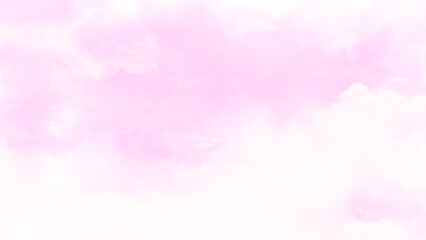 Wall Mural - background with clouds on pink sky vector. beautiful white clouds and clear pink sky.