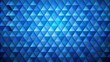 © boxs - Aerial blue triangle pattern on royal blue background