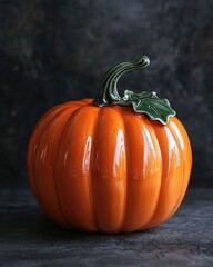 Sticker - ceramic pumpkin for festive celebration