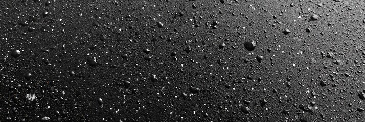 Poster - black matte plastic surface with rough texture