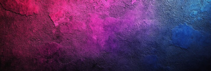 Poster - Dark Blue and Purple Gradient Background Texture
