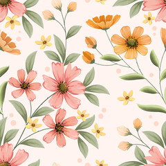 Wall Mural - Flowers pattern1346