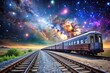 © box - Panoramic train coupe with view of universe