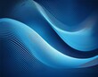 © Melvin - Blue minimal tech wavy lines abstract futuristic, abstract blue wave, abstract blue waves background, Futuristic technology style, Elegant background for business tech presentations