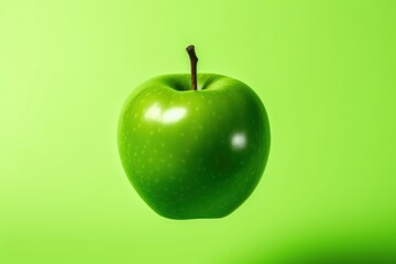 Wall Mural - Green apple fruit plant food.