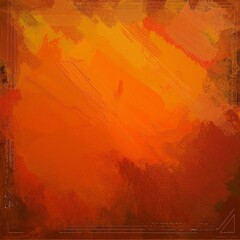 Wall Mural - grunge orange background