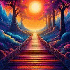 Canvas Print - magic path