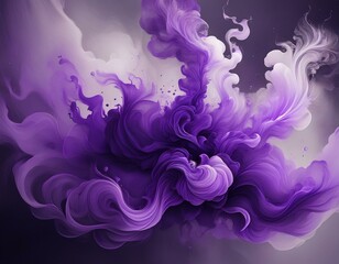 Wall Mural - Purple smoke