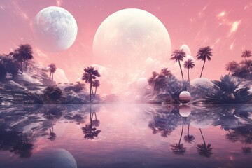 Wall Mural - Dreamscapes background astronomy outdoors nature.