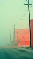 Canvas Print - Photography of a town outdoors street nature.