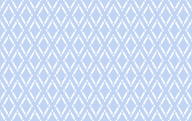 Wall Mural - Abstract Seamless Geometric Diamonds Light Blue Pattern. 