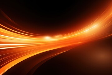 Canvas Print - Orange backgrounds technology abstract.