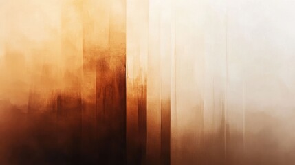 Poster - A soft blur of golden amber hues transitioning into deep brown and copper, ideal for creating warm, elegant textures