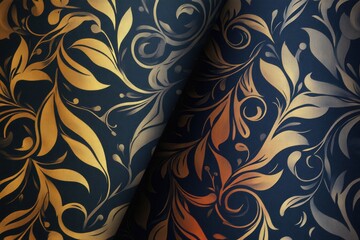 Poster - A detailed view of a fabric pattern.