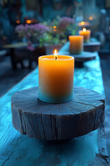 Poster - Gentle candlelight glow,