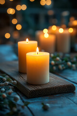 Poster - Gentle candlelight glow,
