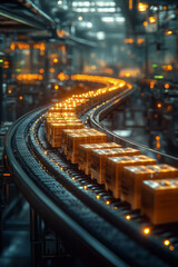 Poster - A high-tech distribution center,