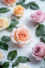 Flowers on a Table Close-Up