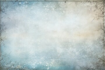 Poster - Winter backgrounds texture frame.