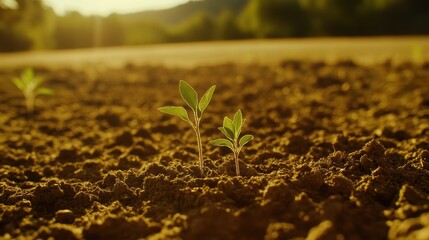 Wall Mural - New Life in Soil.