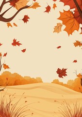 Sticker - Mid-autumn modern illustration on a Korean traditional background.