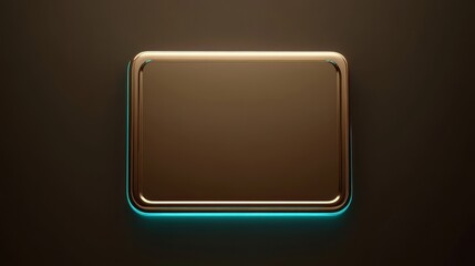 Poster - HUD UI of a modern futuristic technology sci-fi frame. 3D illustration.