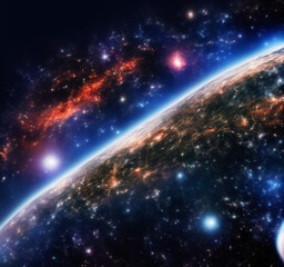 background with stars