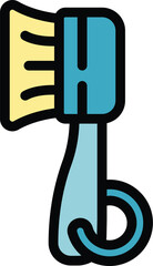 Poster - this icon of a cleaning brush is perfect for projects related to cleaning, housekeeping, and chores