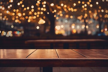 Table lighting wood architecture.