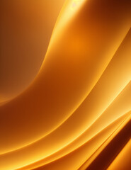 Wall Mural - abstract background with waves - abstract light orange and golden color background - generative ai