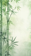 Wall Mural - Chinese bamboo forest backgrounds pattern plant.