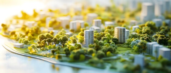 Poster - sustainable architectural models showcasing eco friendly design concepts and smart energy solutions 