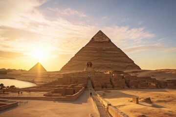 Poster - Abu Simbel architecture building landmark.