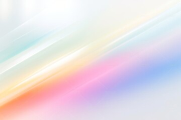 Poster - Blurred rainbow light effect