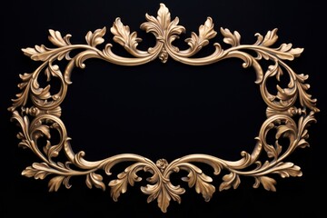 Wall Mural - Vintage ornament frame vintage jewelry accessories creativity.