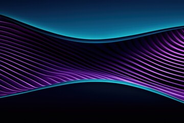 Wall Mural - Abstract sculpture purple pattern curve.