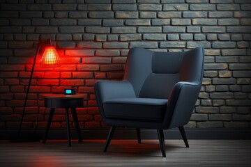 Poster - Minimalist design featuring dark monochrome background with a vibrant accent spot in red or green