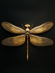 golden dragonfly