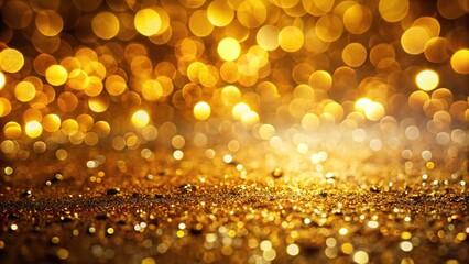 Abstract golden luxury color bokeh background