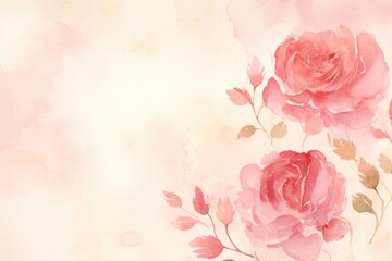 Poster - Rose backgrounds pattern flower.