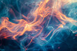 © Babb - A blue and orange flame with a blue background