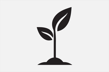 a young plant sprout emerging from the soil.