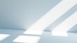 © Rere_Art151 - Light Rays Casting Geometric Shadows on a White Wall
