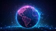 © Koplexs-Stock - Digital Globe with Network Connections and Stars