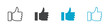 © Aapa - thumbs up icon Vector outline sign