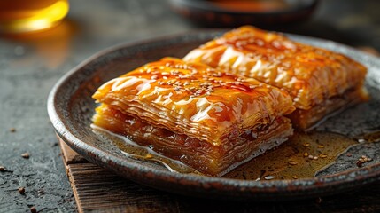 Wall Mural - Sweet Baklava Dessert